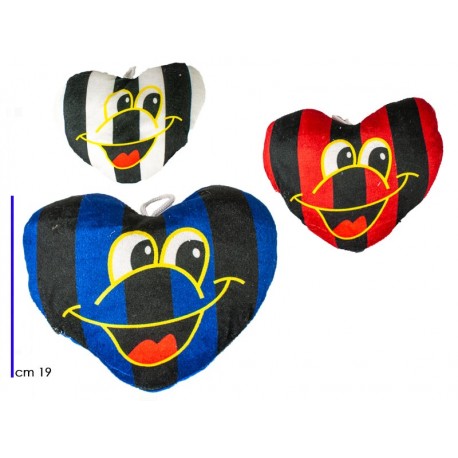 CUORE SQUADRE PELUCHE CM 19