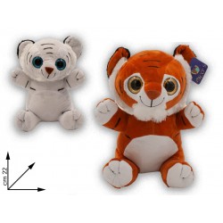 TIGRE PELUCHE OCCHIONI 2 ASS cm 22