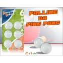 6 PALLINE PING PONG