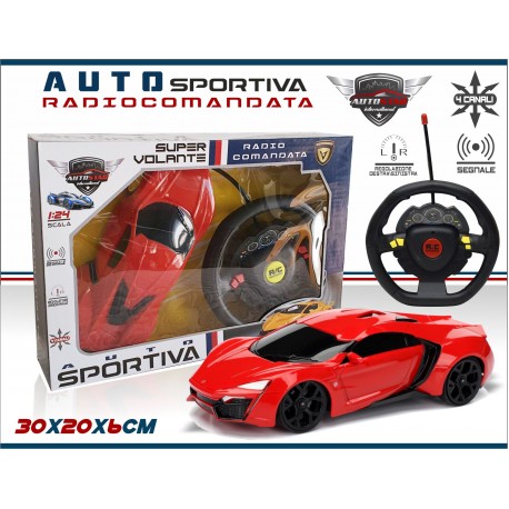 AUTO RADIOCOMANDO CON VOLANTE